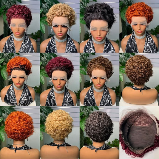 Humain hair 13*4 lace wigs